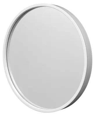 Image de Miroir rond Fragix Boston - Blanc - Cadre métallique - Ø 35 cm
