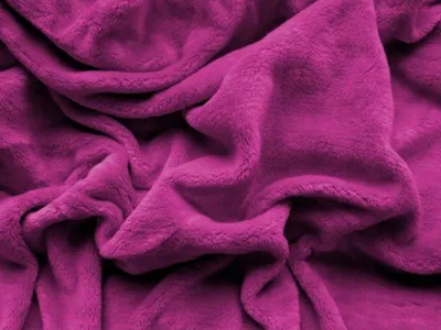 Zdjęcie produktu dla Prześcieradło z mikropluszu 90x200 cm purpurowe