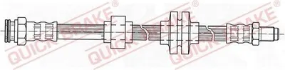 Produktbild von QUICK BRAKE 32.207 Bremsschlauch für ALFA ROMEO 166 (936)