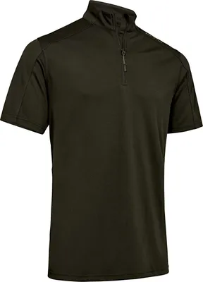 Produktbild von Deerhunter Climate Herren 1/2-Zip T-Shirt mit 37.5® Technology, Farbe:Forest Ember, Größe:L