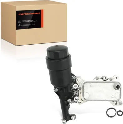 Immagine prodotto di Frankberg 1x radiatore olio+filtro olio per Mercedes-Benz Classe A W176 Classe B W242 W246 Classe GLA X156