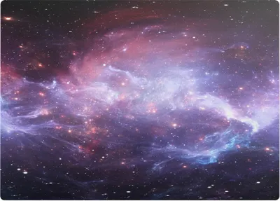 Produktbild von Weltraumnebel – Bodenschutzmatte – Rutschfest – Schutzmatte für Büro – Vinylmatte – Stuhlunterlage  – 140 x 100 cm