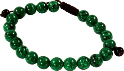 Produktbild von Mala Buddha Armband, Handmala, Perlenarmband 8 mm - Malachit, Grün, Halbedelstein, Armreifen & Armbänder Modeschmuck