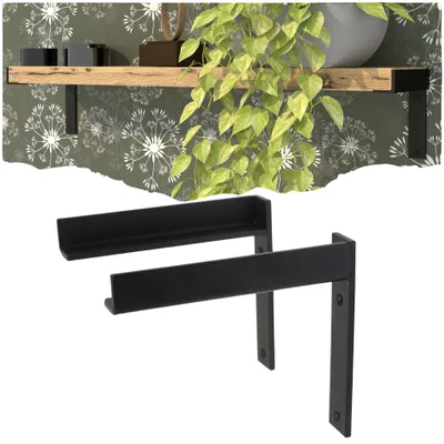 Produktbild von Regalträger für Wandregale 150 x 130 x 25 mm, Set links und rechts