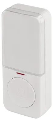 Immagine prodotto di Pulsante di ricambio impermeabile EMOS in bianco, portata 150 metri, alimentato a batteria, IP56, per P5734 e P5734B, modello P5734T