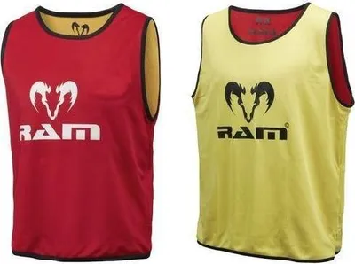 Immagine prodotto di Gilet da allenamento - Doppio lato - Grembiuli giallo/rosso - M - 10 pezzi