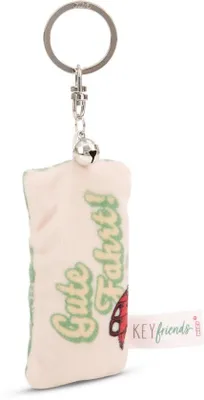 Produktbild von nici Schlüsselanhänger Mini Plüschkissen ''Gute Fahrt!'' m. Glöckchen Sonstige