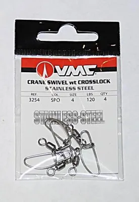 Produktbild von VMC Wirbel Crane mit Crosslock Snap Grösse 3 100lbs 5 Stück