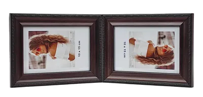 Obrázok produktu pre GALÉRIA Multirama VENETO pre fotografie 10 x 15 cm, DVOJITÁ, horizontálna/horizontálna, HNEDÁ