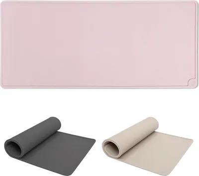 Produktbild von SQUARE XL Fressmatte für Katzen - rutschfeste Futtermatte - rosa - XL