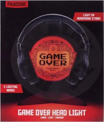 Obrázek produktu pro Stojan na lampu a sluchátka Game Over 23,5 cm