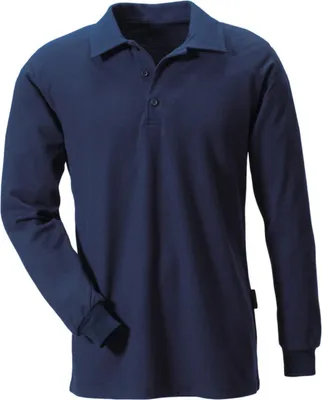 Produktbild von Rofa Flammschutz-Langarm-Shirt, marineblau, Uni-Größe: 2XL