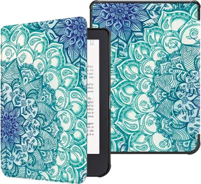 Produktbild von Fintie Hülle kompatibel mit Tolino Shine 3 eReader (2018) - Ultradünne Schutzhülle mit Ruhemodus und Magnetverschluss, Smaragdblau