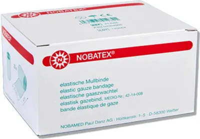 Produktbild von NOBATEX® Fixierbinde in Folie - 10 cm x 4 m