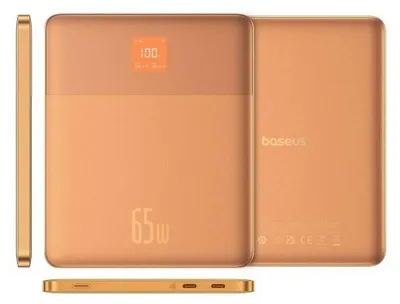 Immagine prodotto di Baseus Blade2, 12000 mAh, polimeri di litio (LiPo), 65 W, Arancione