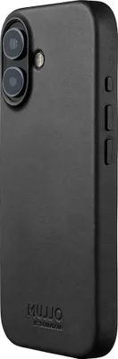 Immagine prodotto di Custodia per iPhone 17, Mujjo Custodia in pelle per MagSafe, nero