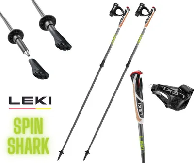 Zdjęcie produktu dla LEKI Spin Shark SL white-smokegreen-dark anthracite