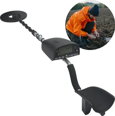 Produktbild von Velleman Metalldetektor mit wasserdichter 24-cm-Suchspule, LCD-Display, Suchtiefe bis 25 cm,