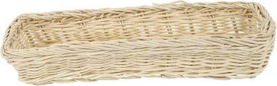 Produktbild von Kleiner, geflochtener Besteckkorb, Aufbewahrungskorb aus Rattan für den Tisch – ideal für Zuhause