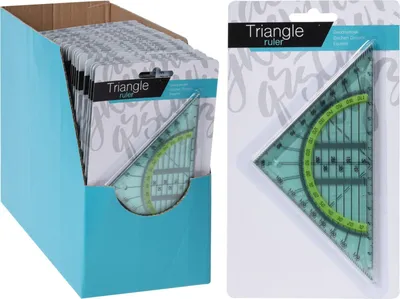 Produktbild von Geodreieck 3er Set 16x11x11 cm