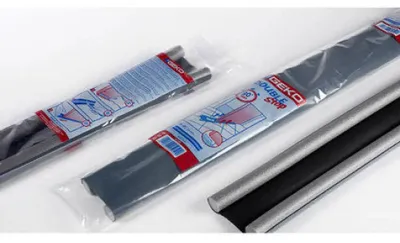 Image de Joint double face 95 cm pour porte de garage couleur gris foncé GEKO 1470