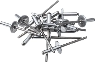 Produktbild von 20, 5 x 14mm K16 Fassadennieten Nieten Blindnieten Dichtnieten Zugnieten in Aluminium (unlackiert) | UV- und witterungsbeständig | Inkl. Fassadenzulassung |  Germany