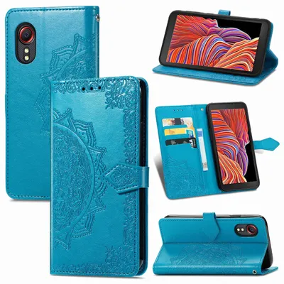 Image de Housse de protection pour Samsung Galaxy Xcover 5 / 5s Wallet Cover 360 Case Etuis bleu