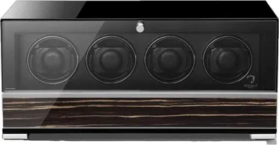 Produktbild von Modalo - 3304715S - Uhrenbeweger für 4 Uhren - Clasico Premium Schwarzes Makassar
