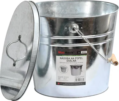 Zdjęcie produktu dla J.A.D. Tools J.A.D. Tools 10164 Pojemnik na popiół 13 litrów ocynkowany
