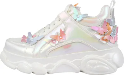 Produktbild von Buffalo Damen Low Sneaker CLD Corin Butterfly 1636689 Weiß