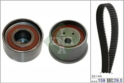 Produktbild von INA 530 0595 10 Zahnriemensatz für MITSUBISHI PAJERO PININ (H6W, H7W)