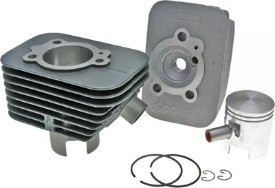 Immagine prodotto di Kit cilindro Polini Racing in ghisa grigia, 63 cc, diametro 43 mm, alesaggio 12 mm, per Piaggio Ciao PX