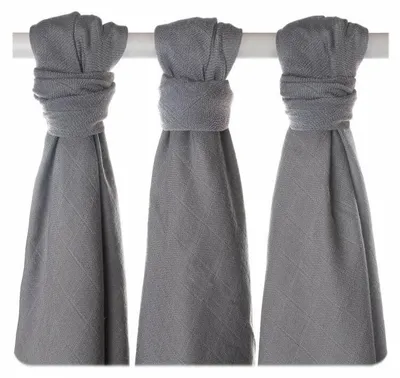 Obrázok produktu pre XKKO BMB Bambusová plienka Colours 70x70 - Silver (3ks)