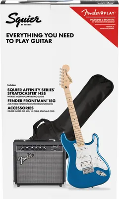 Produktbild von Fender Squier Affinity Series Strat Pack HSS LPB 15G