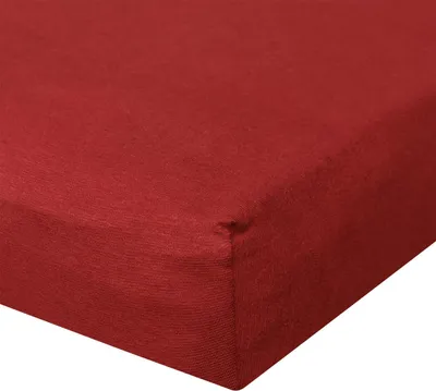 Produktbild von Bettwaren-Shop Jersey Spannbetttuch Ultra-Stretch 90x200 - 100x220 cm karmin