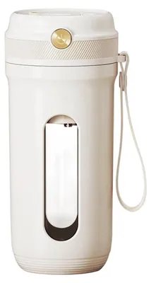 Produktbild von 350ml tragbarer Mixer, Mini-Mixer für Shakes und Smoothies, USB wiederaufladbarer Mixer für frischen Saft mit 10 scharfen Klingen und abnehmbarem Strohhalm