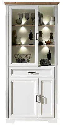 Image de JASMIN Vitrine pin clair / chêne