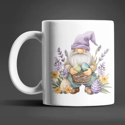 Produktbild von Gnom Ostern Ostereier Keramik Kaffeetasse Teetasse Tasse Geschenkidee