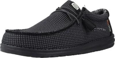 Produktbild von HEYDUDE Wally Sport Mesh Herren Halbschuhe Black/Black Größe 43