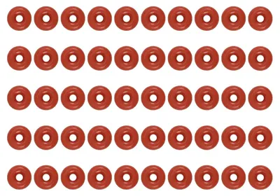 Produktbild von Silikon-O-Ring Dichtung, 4 x 1 x 1-5 mm, rot, für die Abdichtung von Rohren