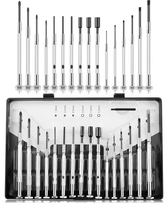 Immagine prodotto di Set di cacciaviti di precisione per orologi e occhiali, 17 pezzi. Utensile di precisione per micro-meccanica