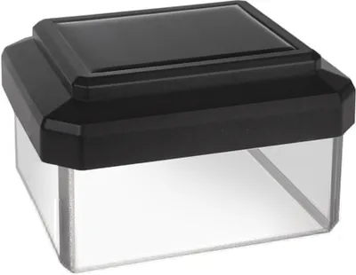 A product shot of a solar lamp.