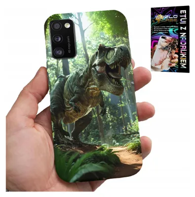 Produktbild von Gehäuse Für Samsung Galaxy A41 - Dino Dinosaurier Tyrannosaurus Gehäuse + Glas