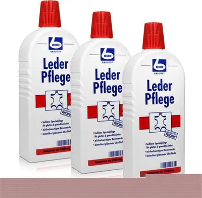 Produktbild von Dr. Becher Leder Pflege 500ml mit Bienen- und Carnaubawachs (3er Pack)