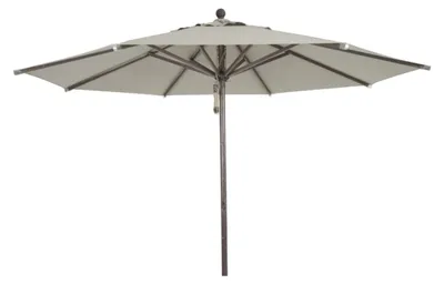 Produktbild von Sonnenschirm Paliano 350 x 265 x 350 cm Aluminium Polyester Braun Beige