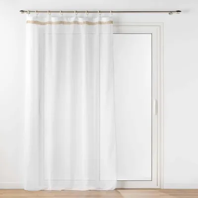 Produktbild von Gardine mit HolzringenMILEO, 140 x 240 cm