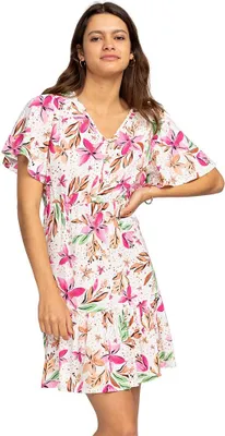 Produktbild von Roxy Sea Symphony Kurzes Kurzarmkleid Mehrfarbig S Frau Mehrfarbig S