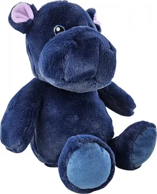 Produktbild von ZEN, Abziehbarer Plüsch-Wärmflaschenhalter 25cm + Lavendelsäckchen - Nilpferd, Marineblau