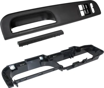 Produktbild von Türgriff 2er Abdeckung Innen + Blende SCHWARZ für VW Golf 4 IV Bora Passat 3B