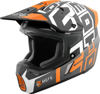Obrázek produktu pro FC-Moto Merkur Flex motokrosová přilba, černá/bílá/červená, L